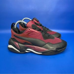 Puma Thunder Spectra Athletic Shoes Youth 5.5 Womens 7 Black Bordeaux